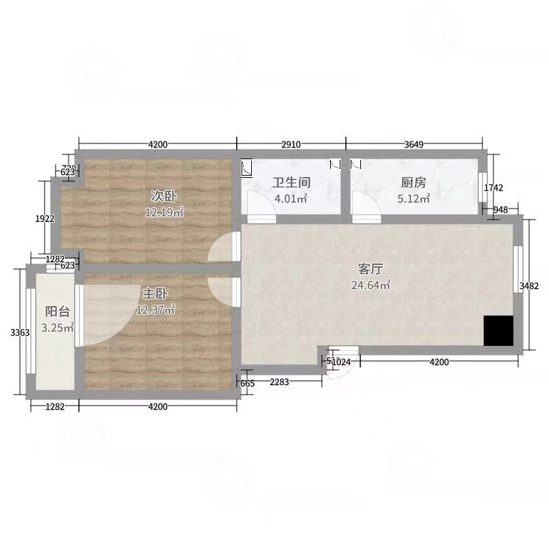 建业阳光花园,建业阳光花园两室89平米拎包入住价格美丽11