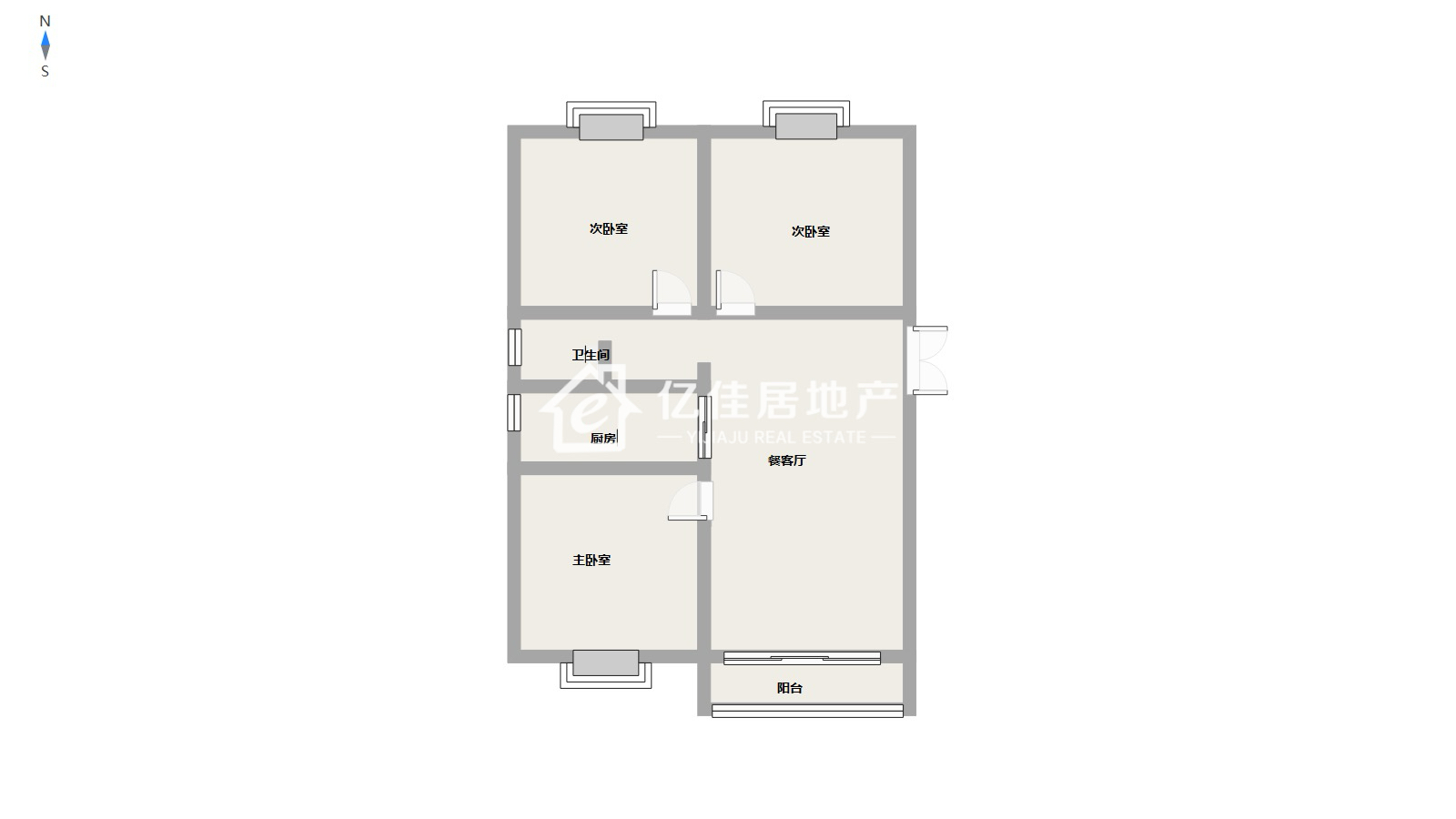 绿洲望嵩文化广场,绿洲望嵩文化广场 边户精装三居室11