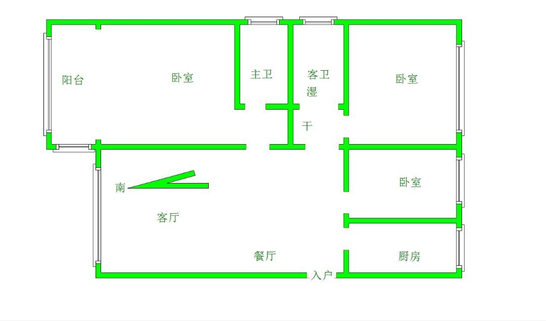 世纪花园,视野开阔好楼层 精装三居13