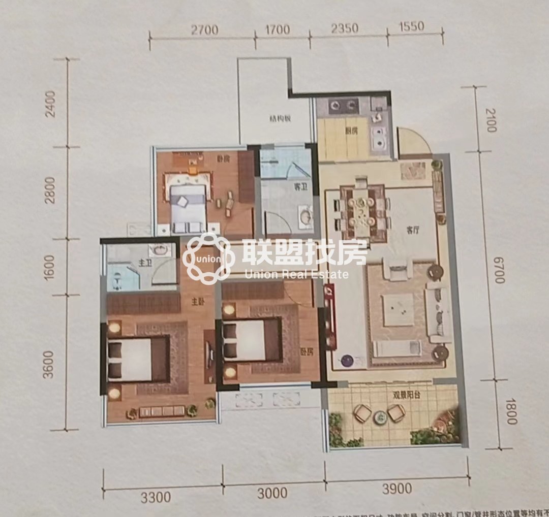 顺祥府,郁林路小学 荷中就在楼下 目送式上学 3房2厅2卫朝南 现房13