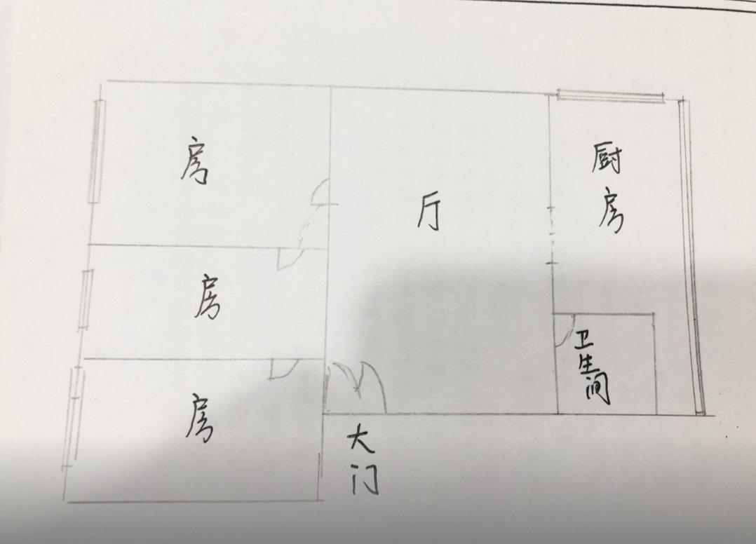 九岗岭小区,榕湖小学,3楼加建34平米,实用面积有90平,无贷款11