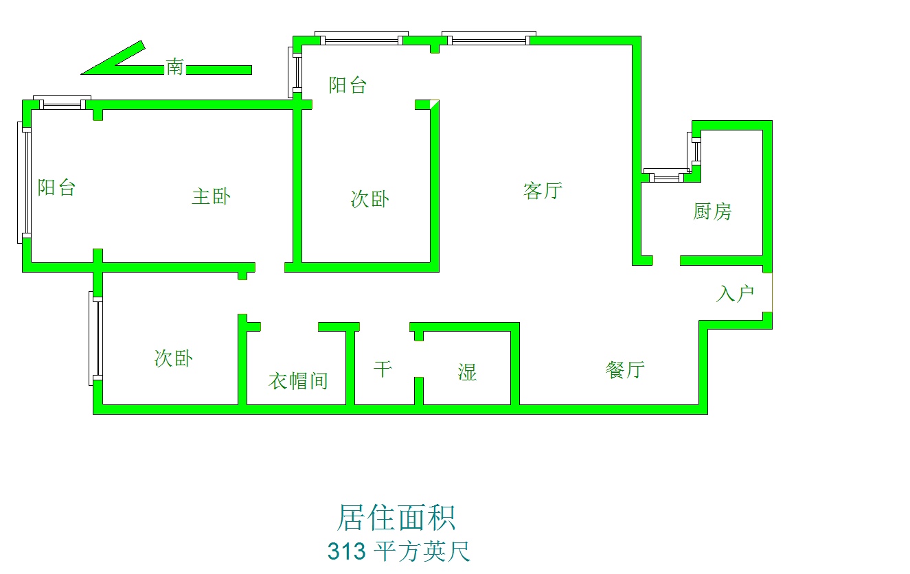 枫林和平花园,大红本精装修拎包入住看房方便13