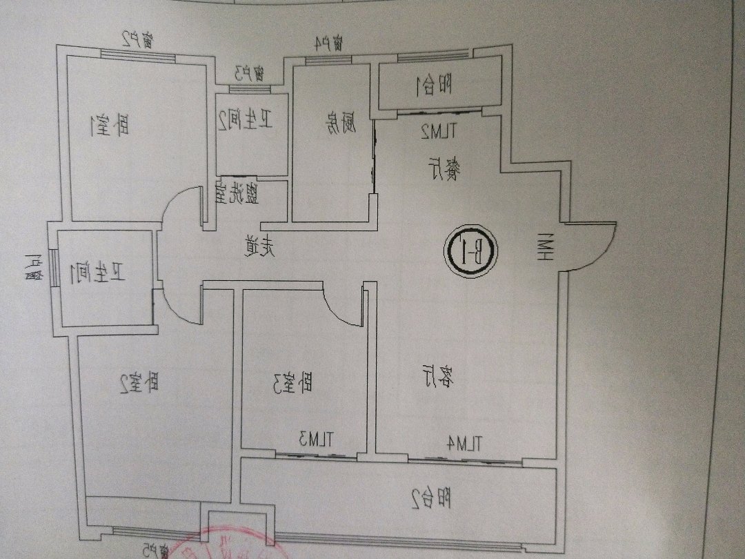 天润府,天润府 3室2厅2卫2阳台毛坯 使用面积大楼层好13