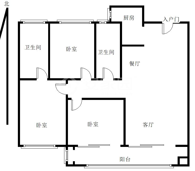 建业云筑,精品好房,建业云筑3室2厅2卫2阳台,房主急售10