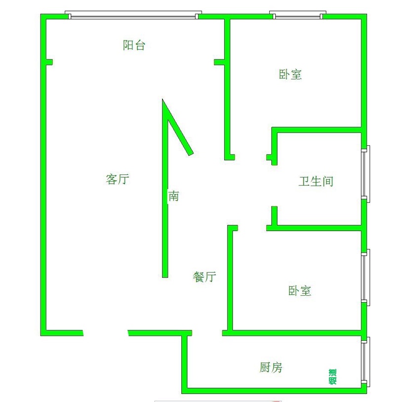 枫丹丽苑,妇幼保健院对面 电梯精装二居 一天没住9