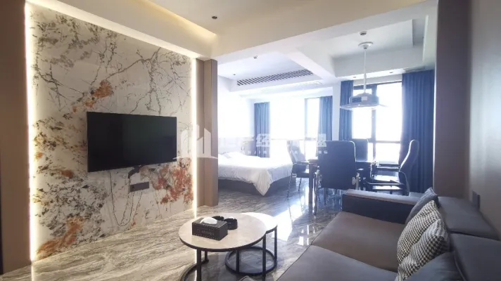 万达公寓,精装修,拎包入住