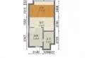 1室1厅1卫1阳台1300元/月,环境幽静,居住舒适8