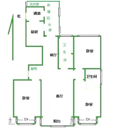 京南一品,保师读书房 赠送超大阳光房 南北通透大三居 装修都是真材13