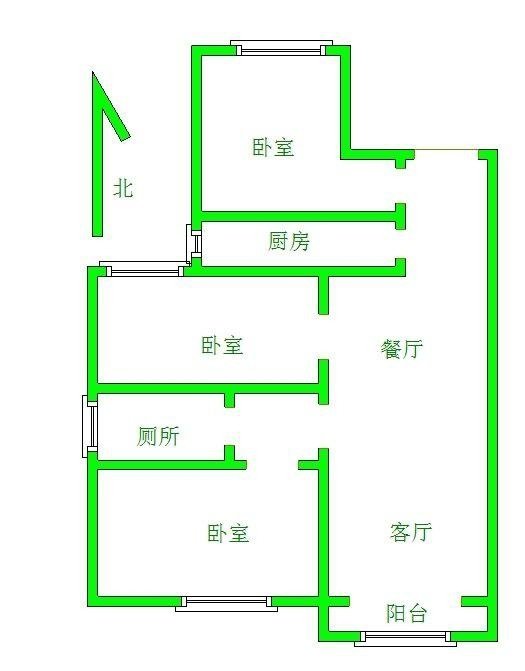湖邸小区,小三室精装新本 有租户看房提前预约 视野好 你理想的家8