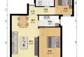 全款房满二 莱茵河谷 两居 毛坯 有钥匙随时看房9