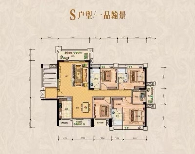 万象江山,万象江山一期,大5房江景,保养好13
