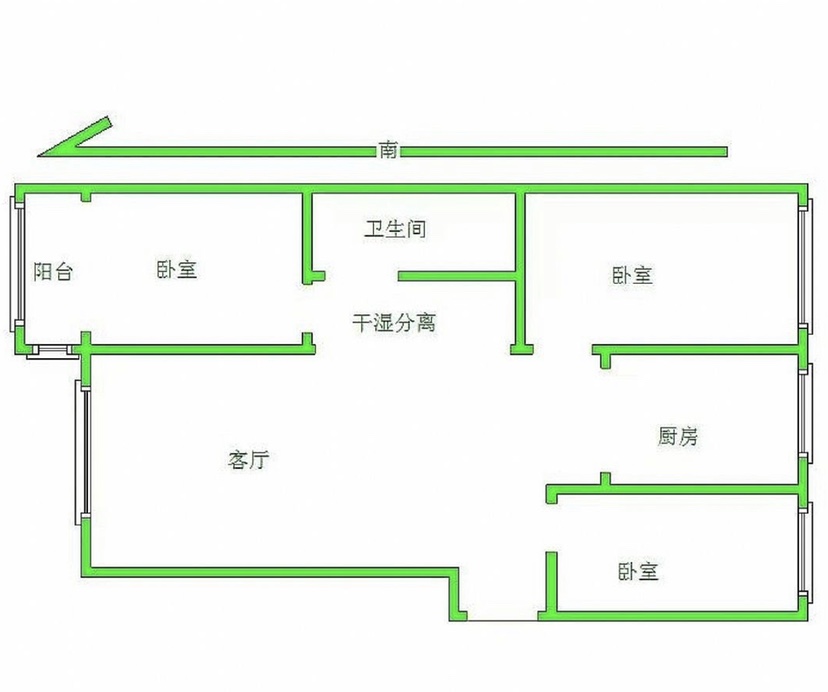 城市枫景,城市枫景110㎡3室2厅1卫1阳台精装,好房不等人10