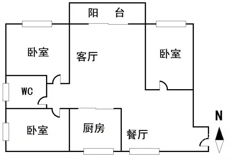钢厂家属院,钢厂家属院地铁精装3室1厅1卫1阳台,交通便利,设施齐全11
