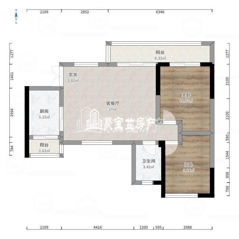 灯塔雅舍,灯塔雅舍2室2厅1厨1卫诚心出售9