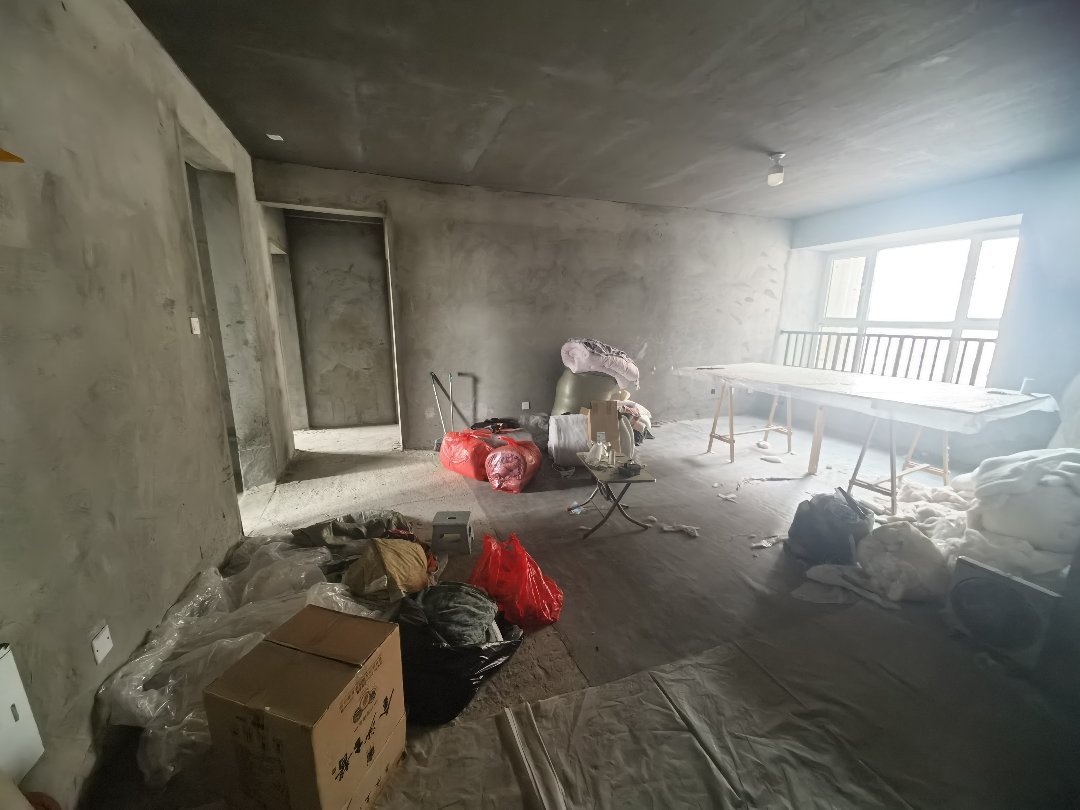 平安景苑,3室2厅2卫1阳台122㎡,阔绰客厅,超大阳台4