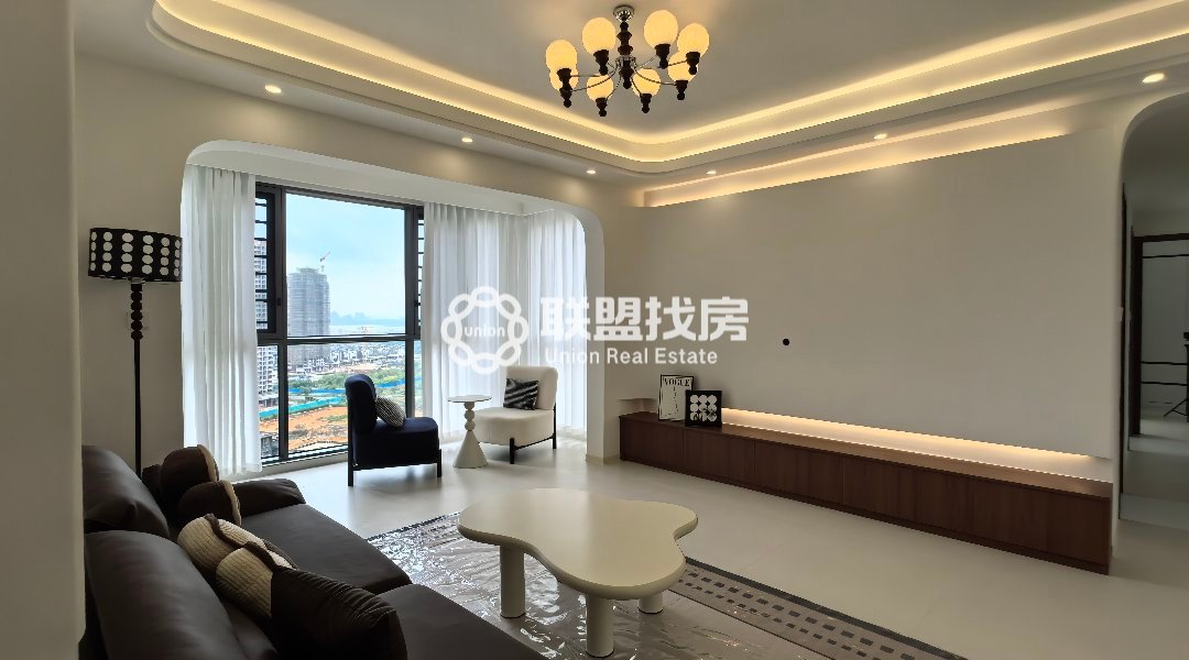 金科博园府,双阳台对流,5+1房,装修好漂亮哦!远看江景别墅!2