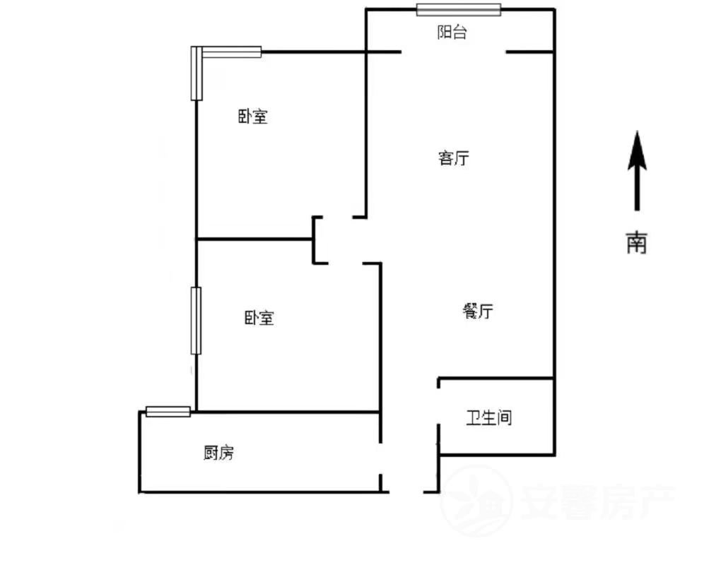 昌盛小区,昌盛小区76平2室2厅1卫带地下室诚意出售4