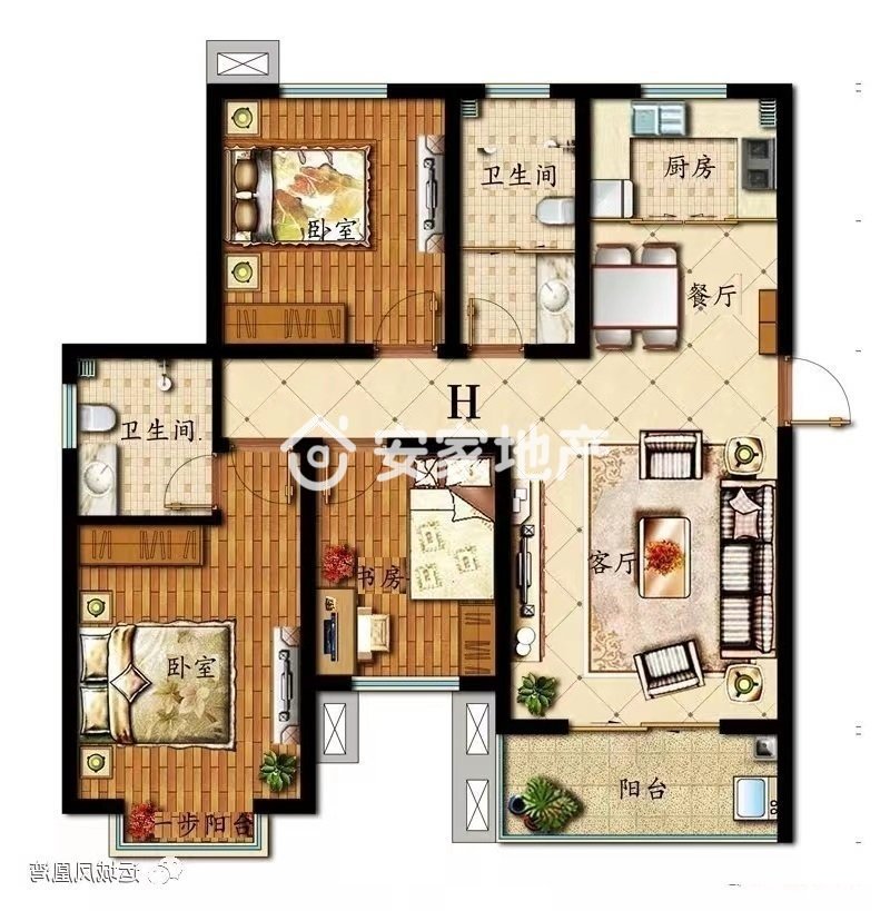 凤凰湾,凤凰湾 精装短住电梯好楼层 对口十小12