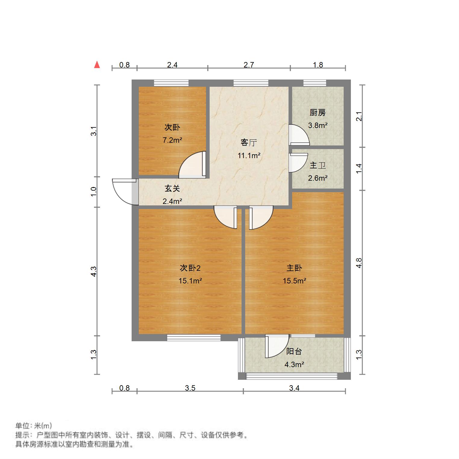 120街坊,交通方便 公摊小 精典小三房8