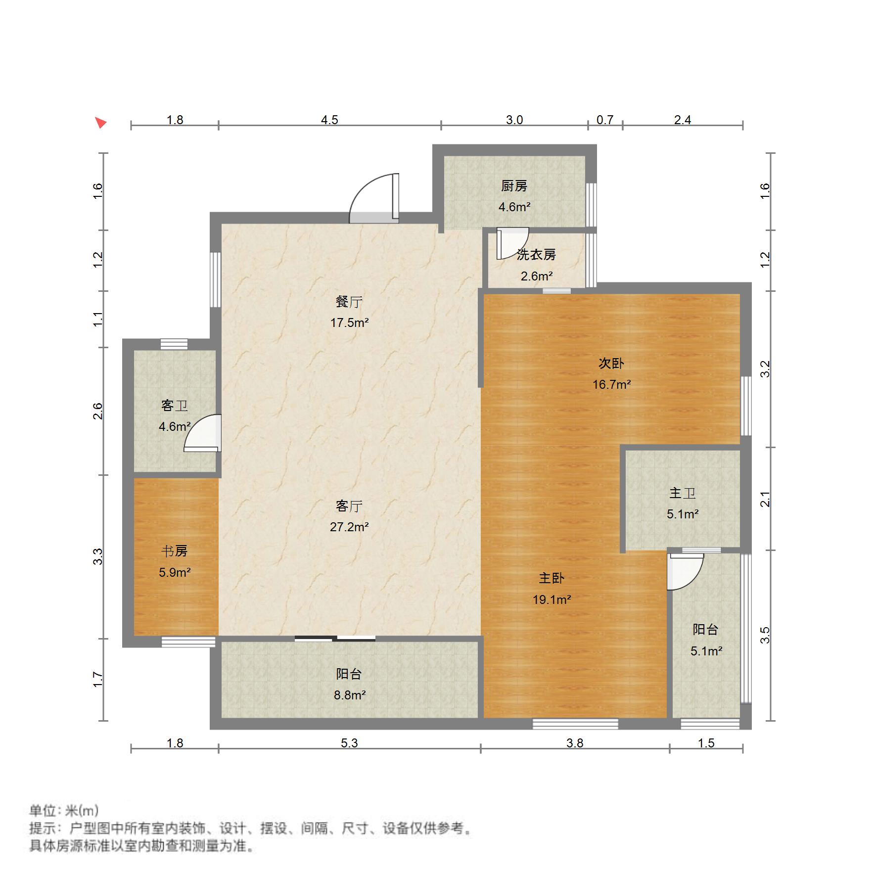 长江楚韵,长江楚韵 毛坯3房 .随时看房11