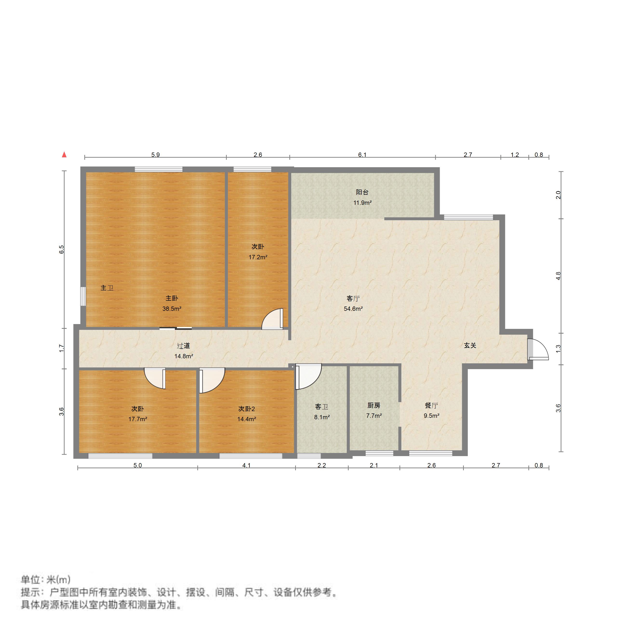 石门县城东毛坯4室2厅2卫二手房出售11