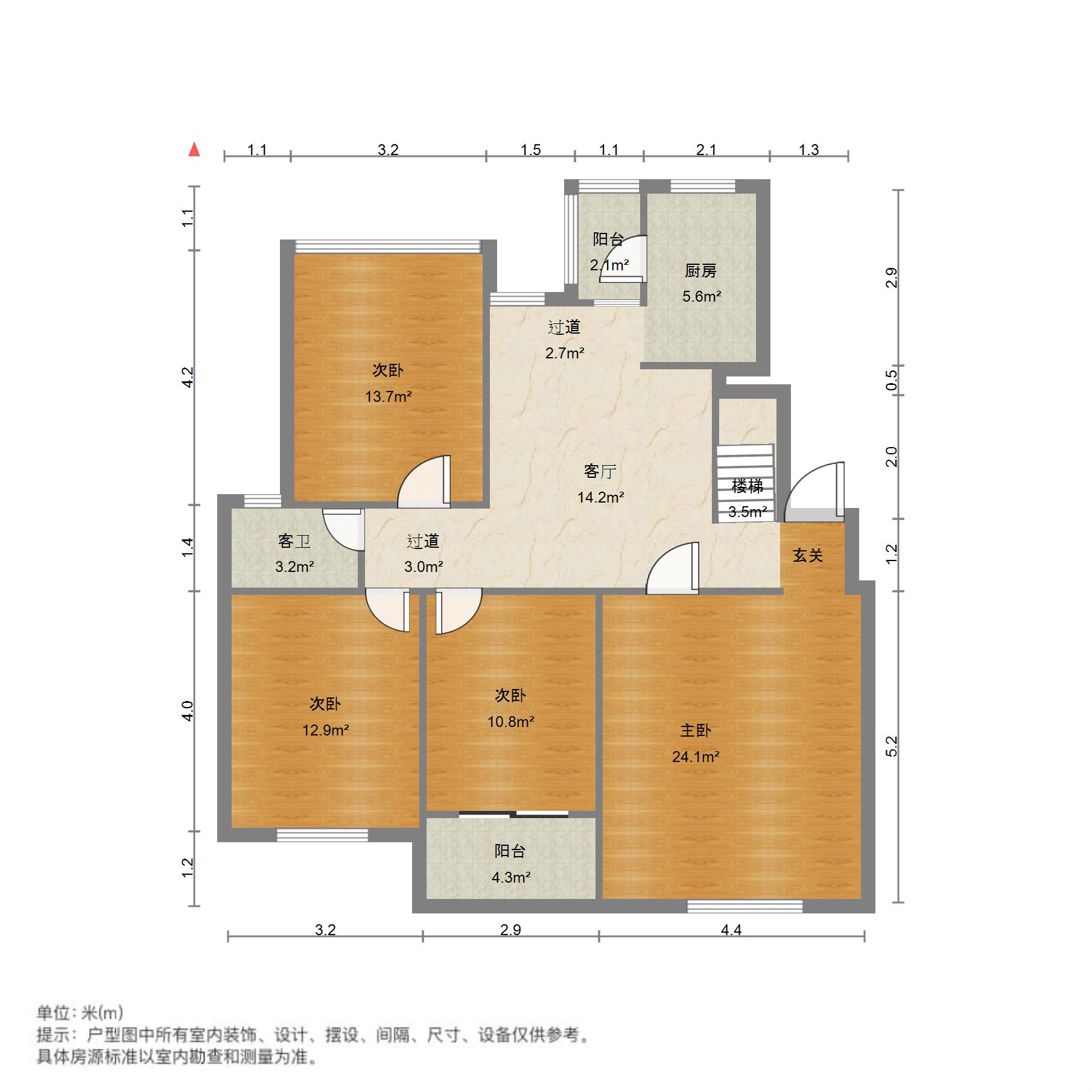 南湖中央花园,小区中间位置 顶楼复式 满五年13