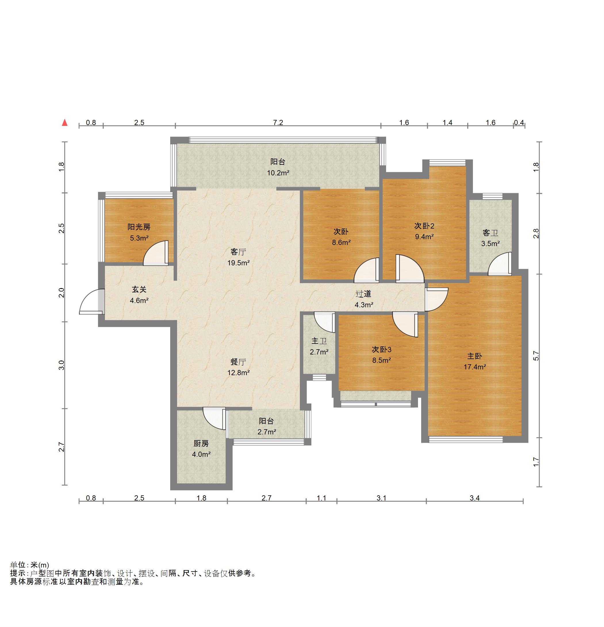 中迅世纪城,中迅世纪城5室2厅2卫1阳台，交通便利，配套齐全12