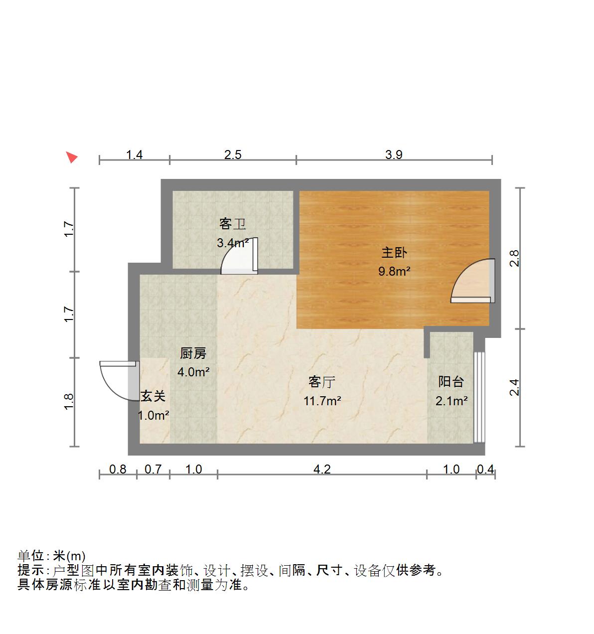 玛格丽特商业中心,地铁房，全新精装修，拎包入住6