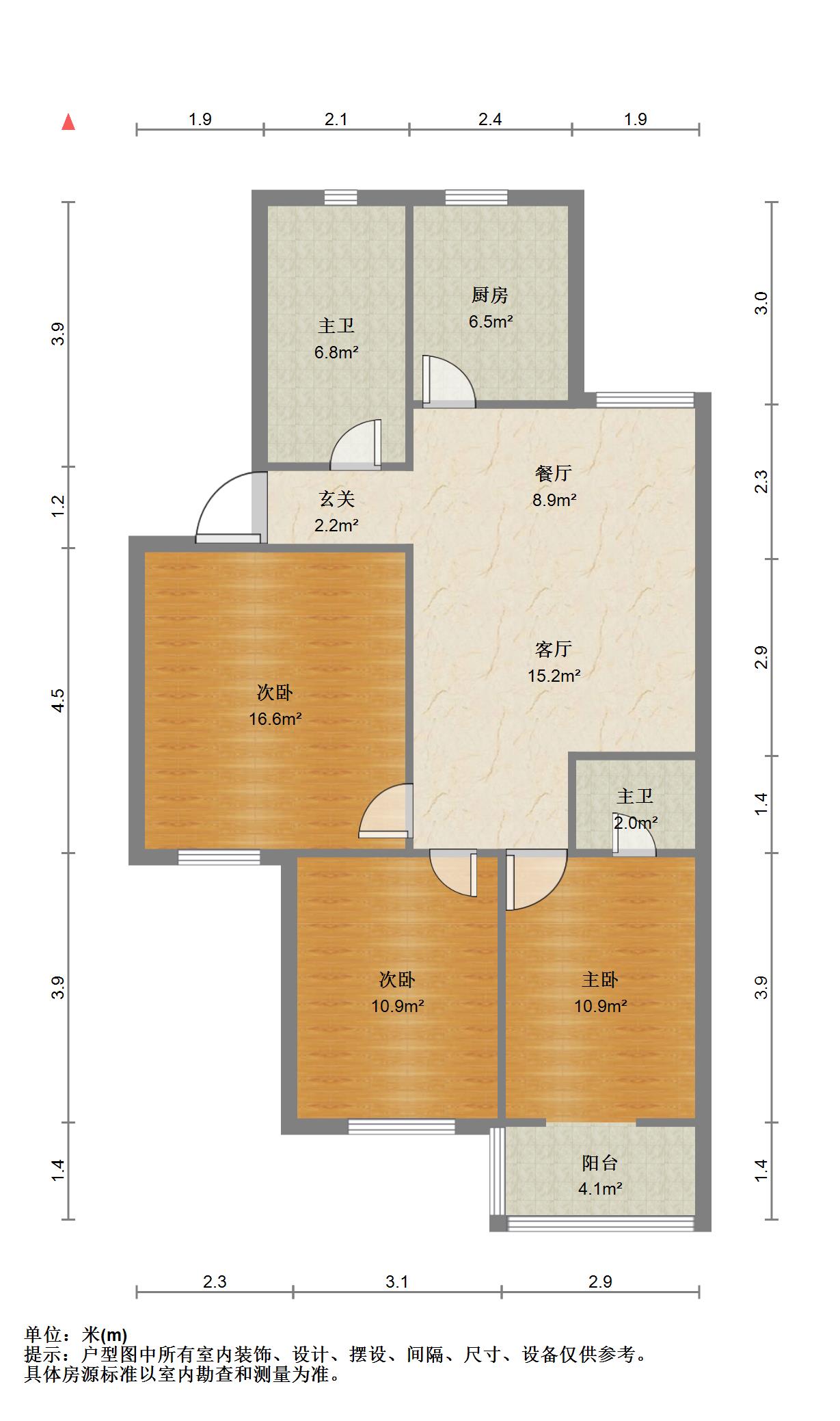 现代花园B区,现代花园B区三房两厅两卫出售 随时看房9