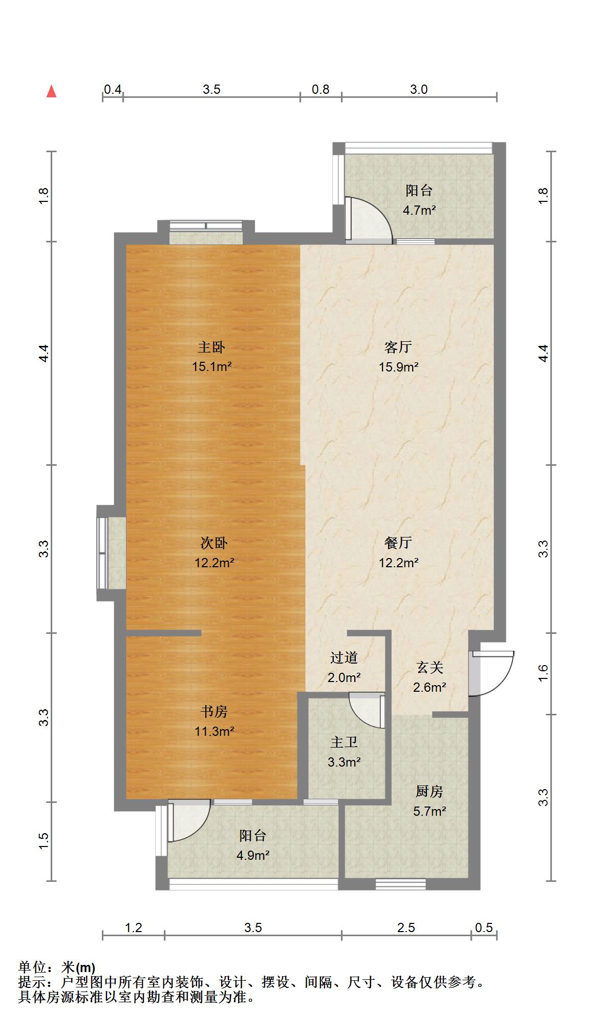 汉阳满庭春,汉阳满庭春 毛坯3室2厅1卫1阳台，小户型，大生活11