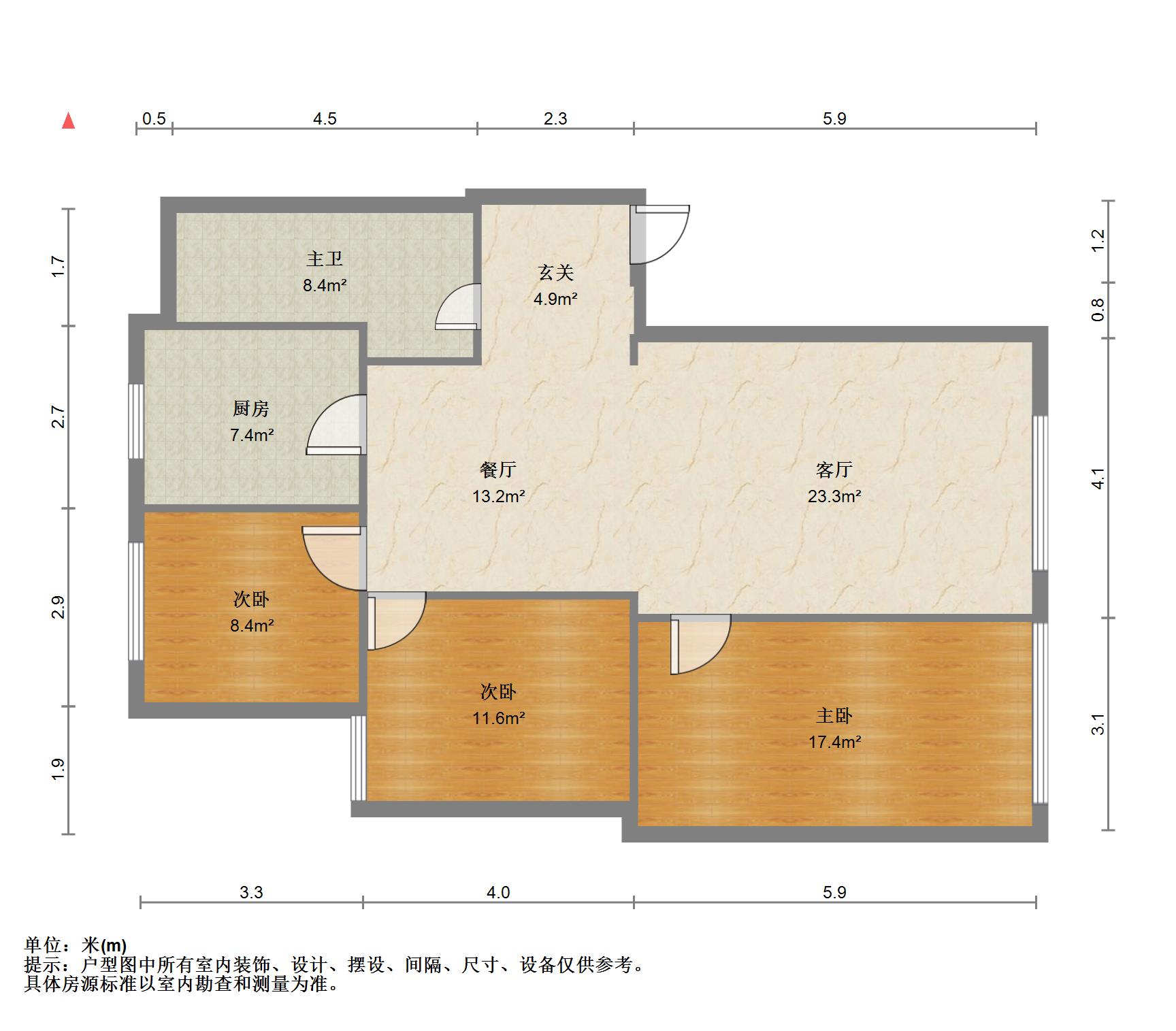 东风高中家属楼,东汽高中门口三室两厅一卫13