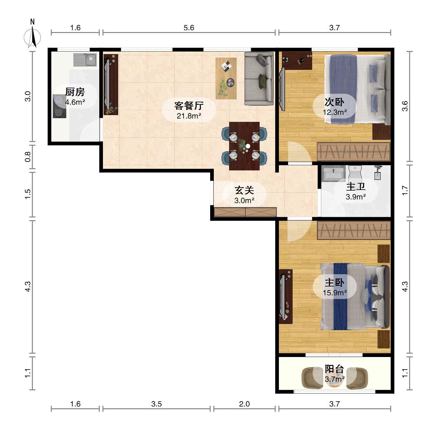 烽火崇文澜庭,白沙洲 5号线 正地铁口 精装 两室两厅 满两年诚心出售11