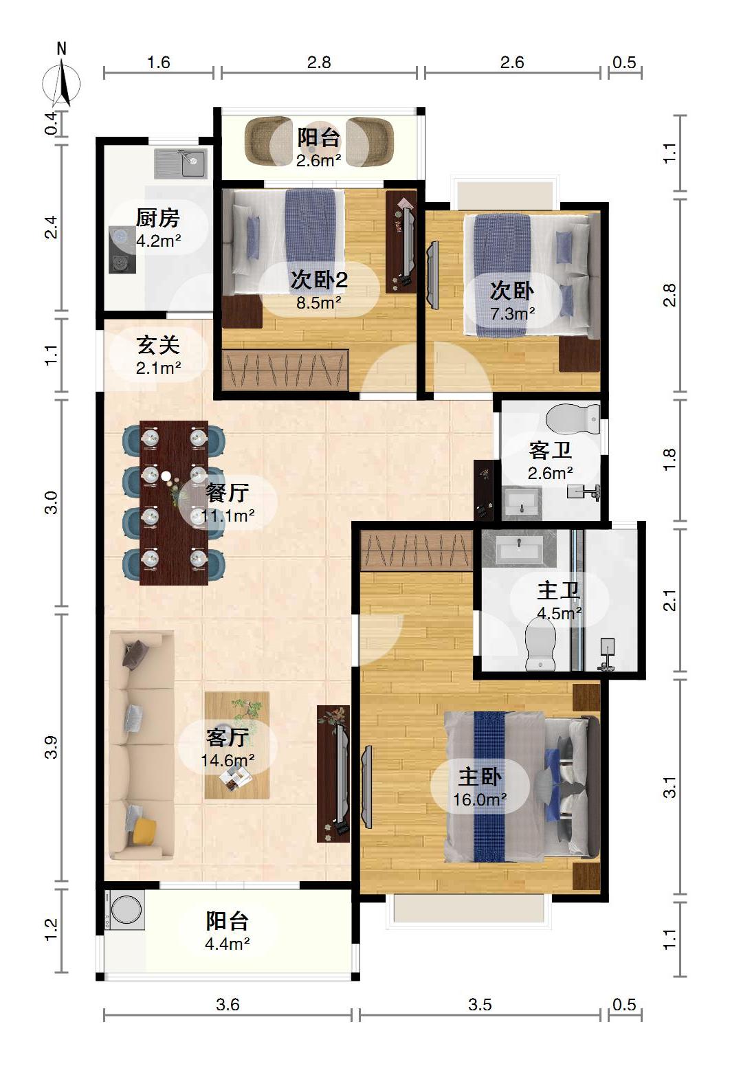 中冶39大街,中冶39大街交通便利豪装3室2厅2卫2阳台，装修好！13