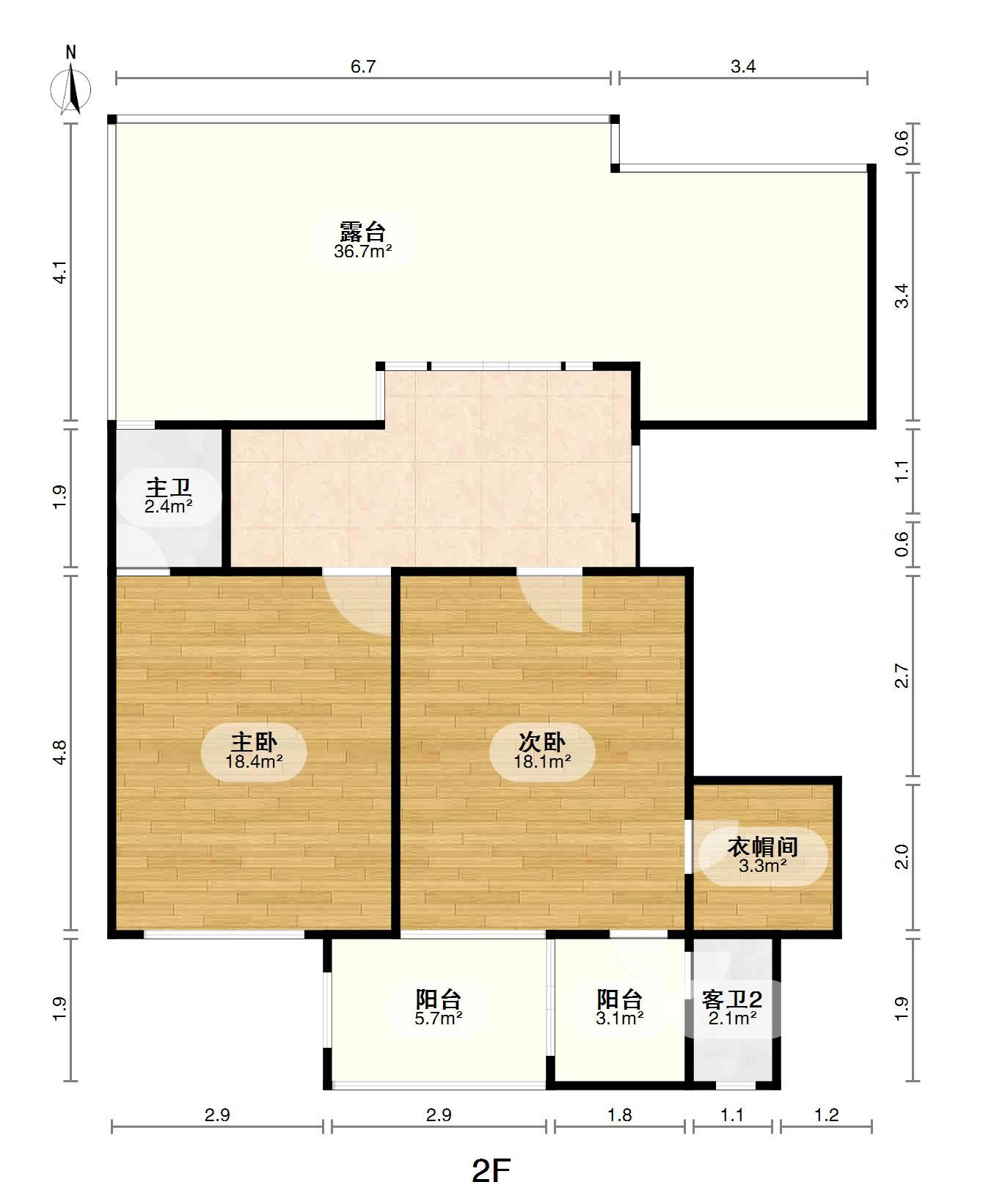 江南庭园C区,4楼5楼正规复式，带大露台14