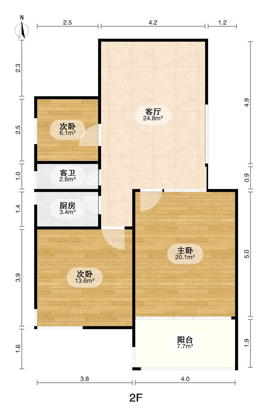 武昌区白沙洲普通5室2厅2卫二手房出售14