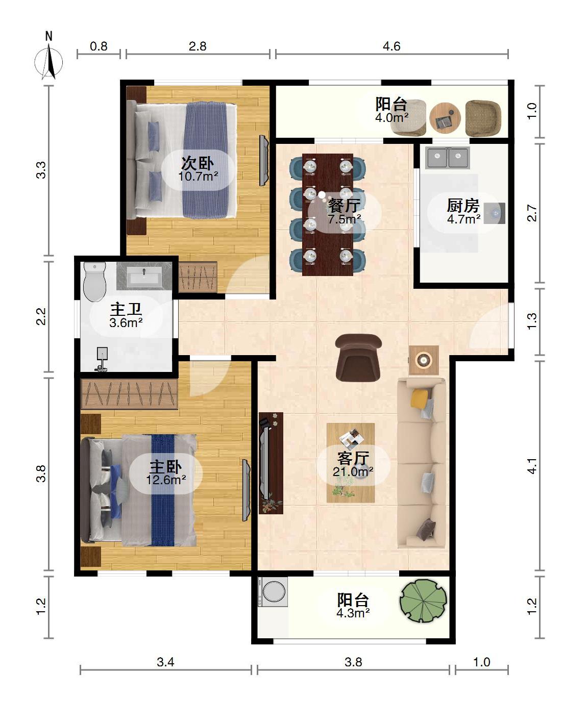 万科翡翠云台,万科翡翠云台 精装带家具家电 房东诚心出售11