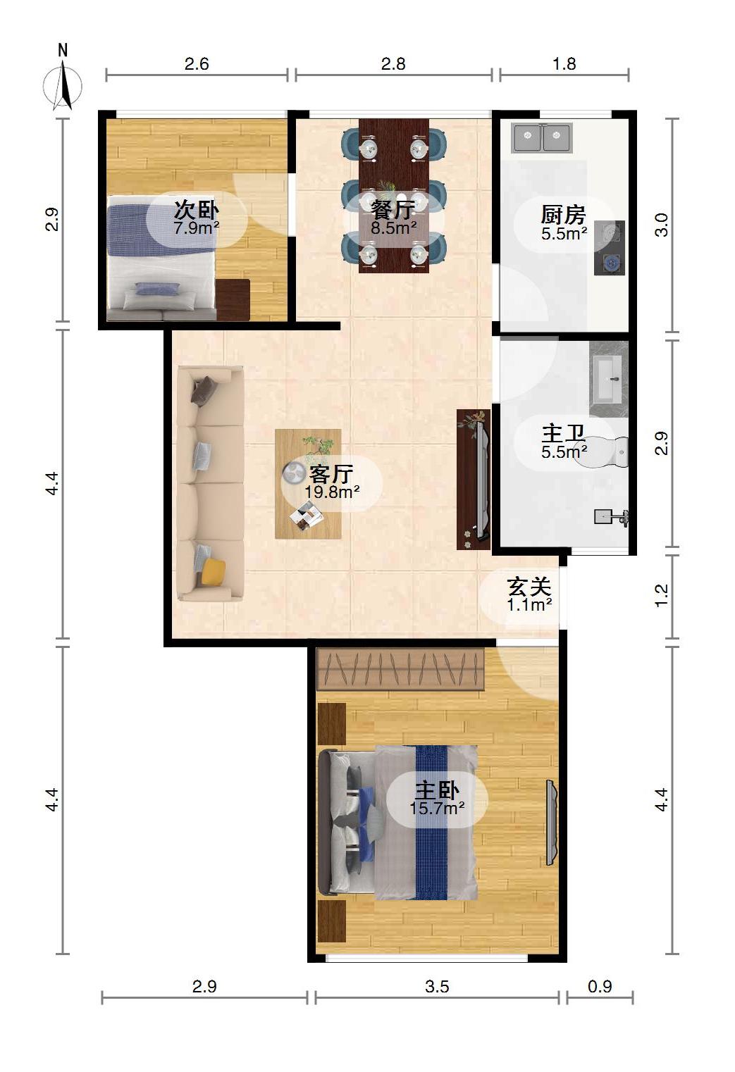 诚茂丽都花园,好楼层精装修，诚心出售7