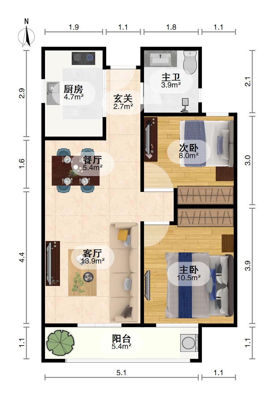 汉悦府坤璟,汉悦府坤璟精装修2房 视野采光无敌10