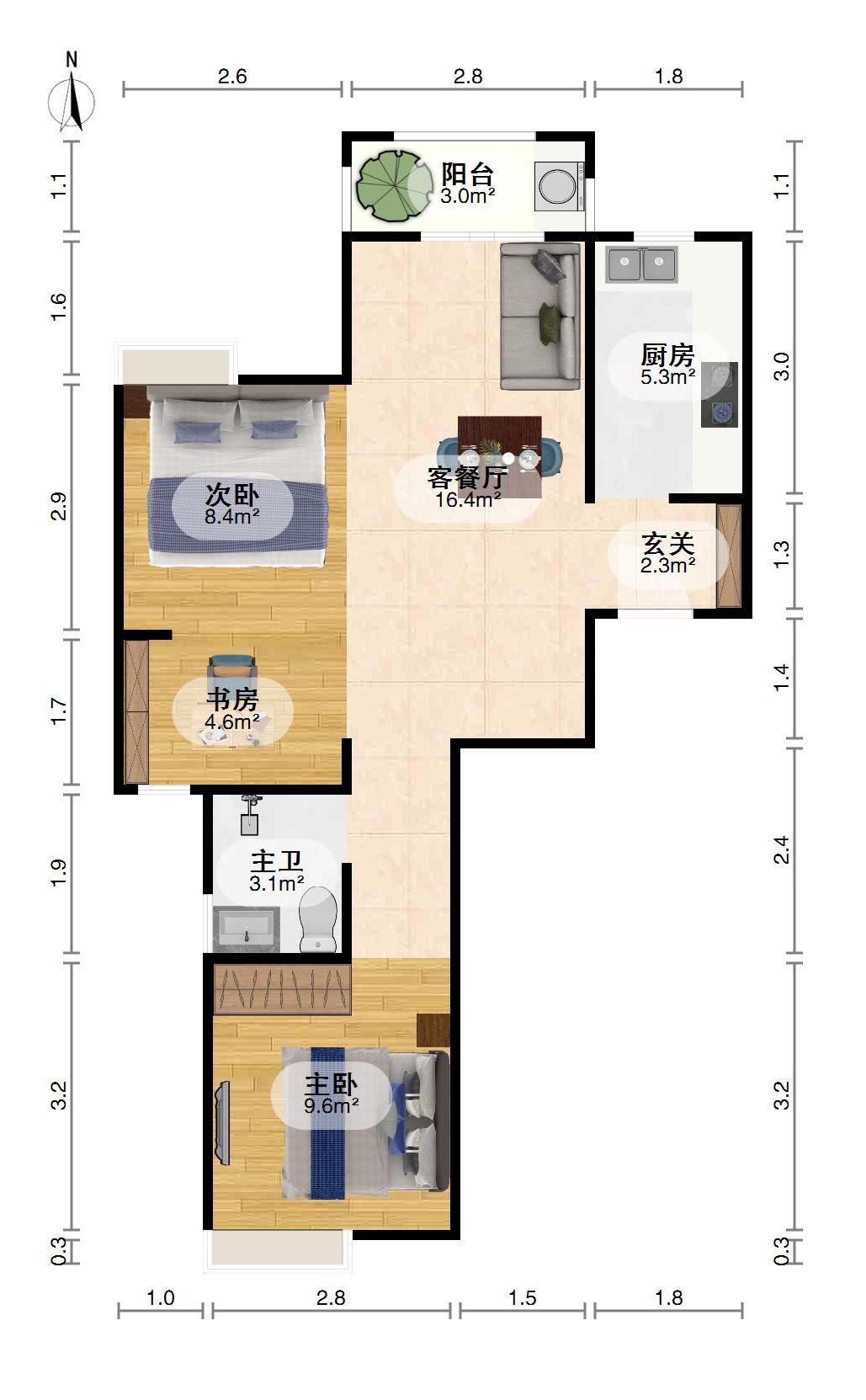 东原湖光里,A毛坯3房，证满2年，中间楼层，诚心出售10