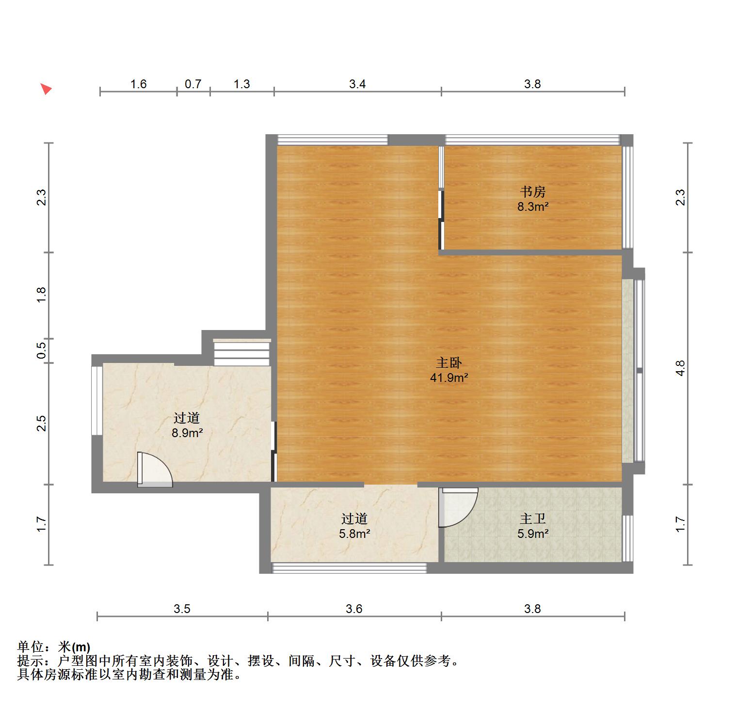 万科四季花城,万科四季花城，涟海单边位别墅 带电梯 现代风装修 拎包入住17