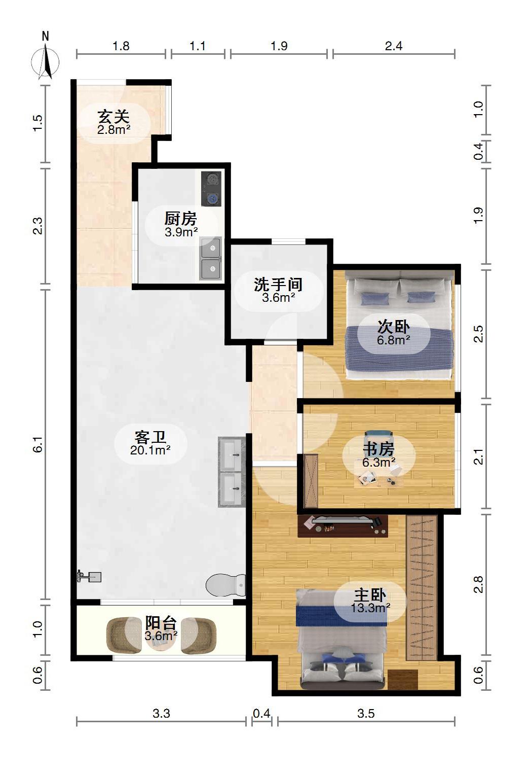 深业江悦湾,真正的景观好房，动静结合，深业江悦湾318万元开售14