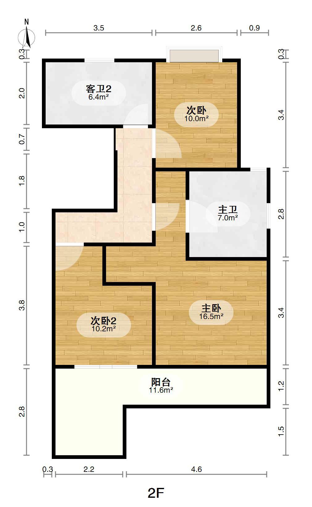 绿地中央公园,市中心,安静小区,4室2厅2卫1阳台毛坯13