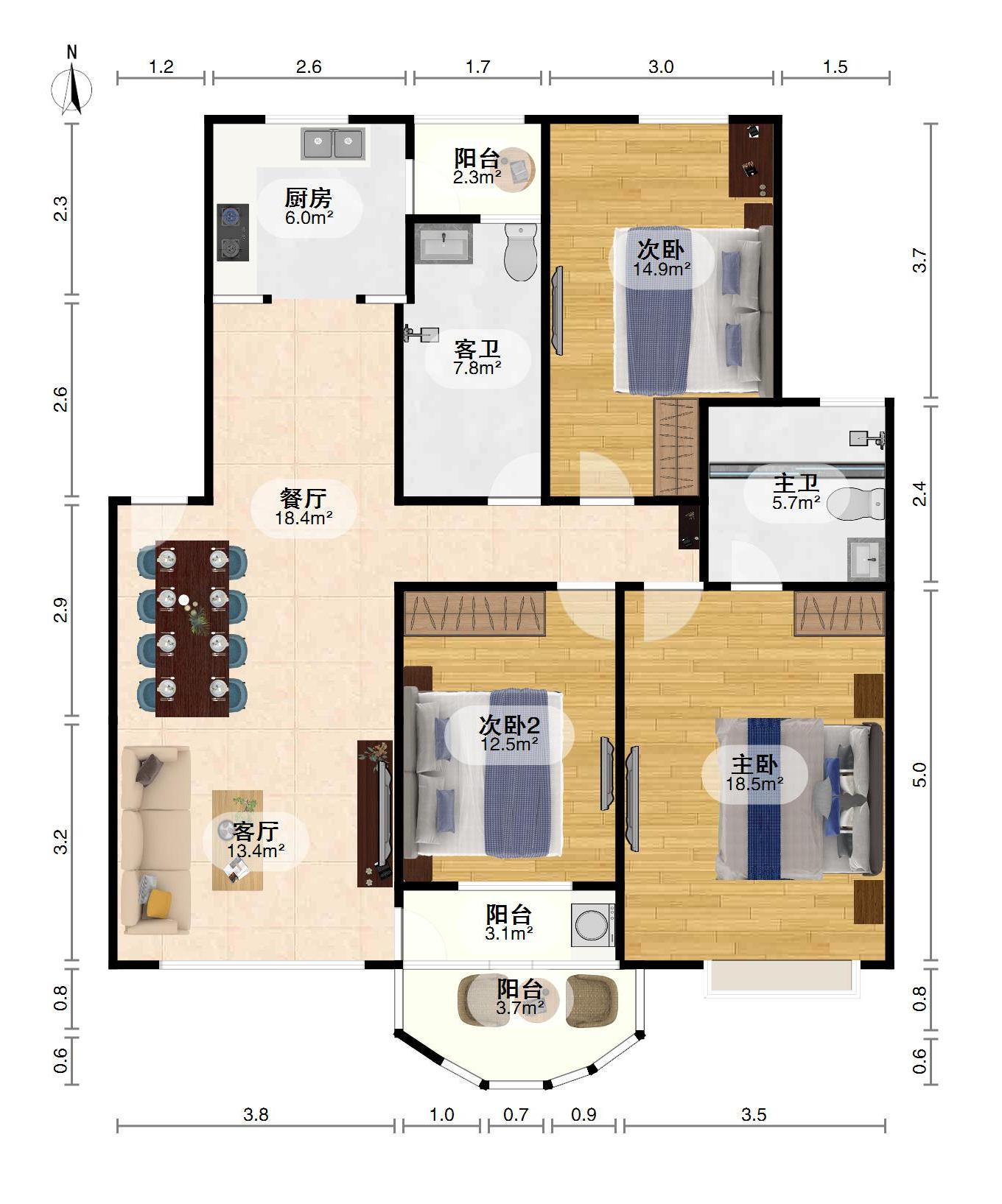 南湖中央花园,精品好房，南湖中央花园3室2厅2卫2阳台，房主急售9