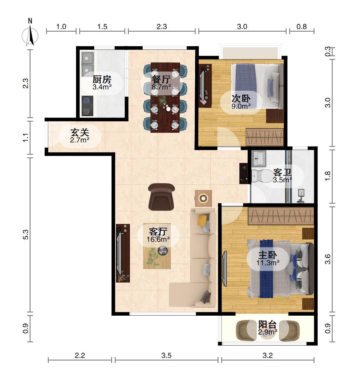 东方雅园二期,东方雅园2期中间楼层拎包入住保持的不错10