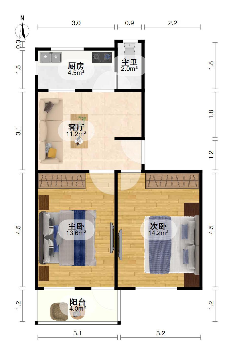 三店西路罐头啤酒厂宿舍,业主诚心卖，看房提前预约，采光极好！12