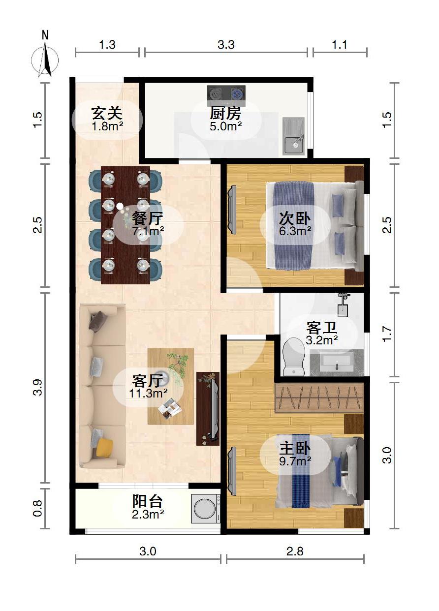 青扬十街,急售青扬十街2室1厅1卫1阳台10