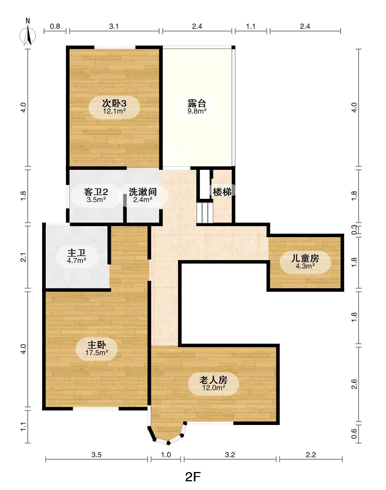 缤纷四季,五里墩万科旁 缤纷四季空中别墅毛坯大户型13