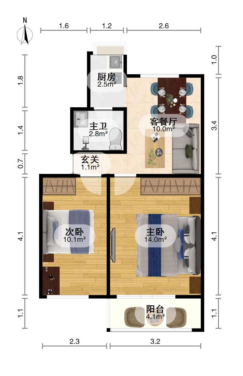 117街坊,建设二路 117街坊精装2房 黄金楼层 诚意出售12