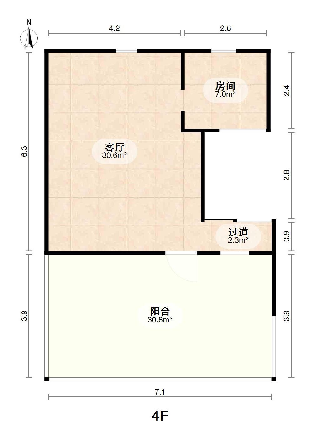 李山巷,南北通透,6室3厅3卫2阳台全南,户型非常棒,有户型为证15