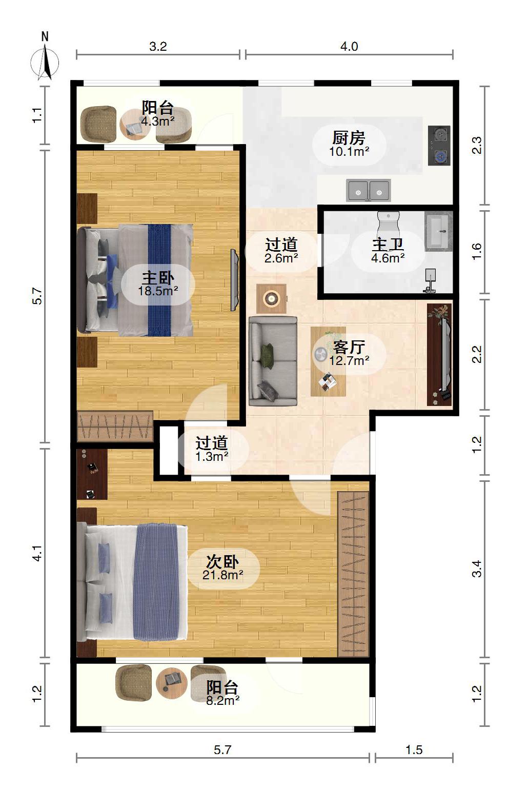 师大南路,师大南路 普通带家具家电 房东诚心出售10